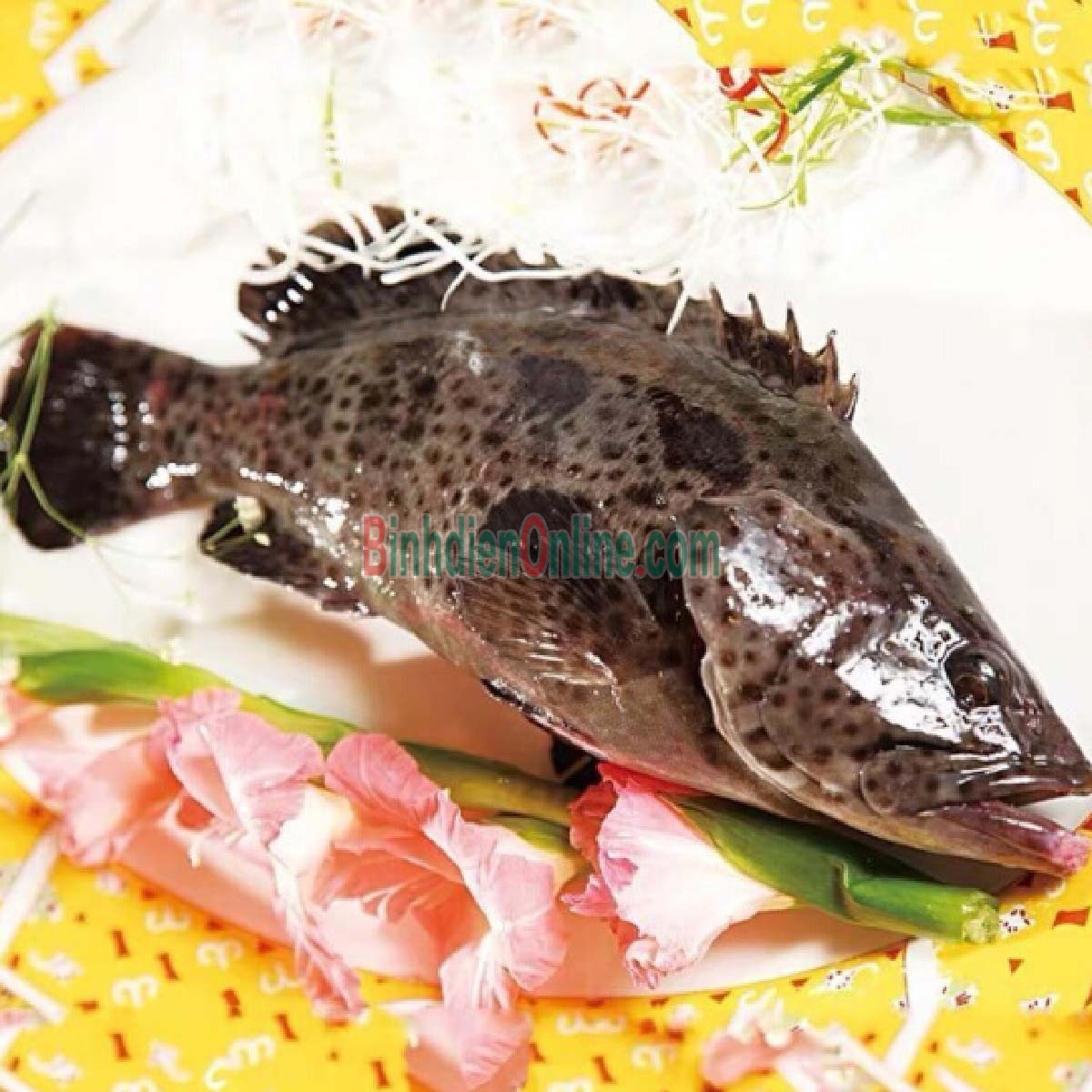 Cá mú đen (mú bông) thiên nhiên đông lạnh